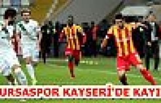 Kayserispor:2 Bursaspor:0