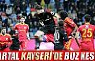 Kayserispor, Beşiktaş'ı 1-0 mağlup etti