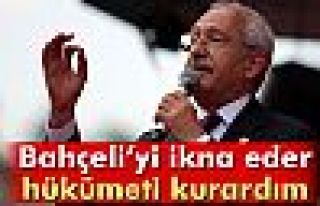 Kılıçdaroğlu: 'Bahçeli'yi ikna edebilirdik'