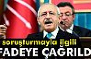 Kılıçdaroğlu ifadeye çağrıldı!