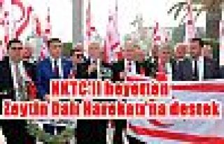 KKTC'li heyetten Zeytin Dalı Harekatı'na destek