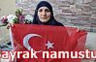 Londra'da Türk bayrağını teröristlere vermeyen...