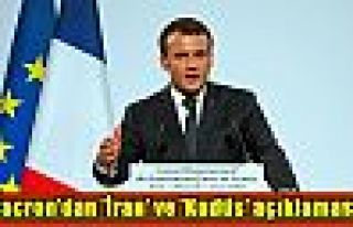 Macron'dan 'İran' ve 'Kudüs' açıklaması