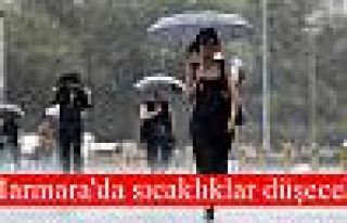 Marmara'da sıcaklıklar düşecek