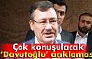 Melih Gökçek'ten çok konuşulacak Davutoğlu tweeti