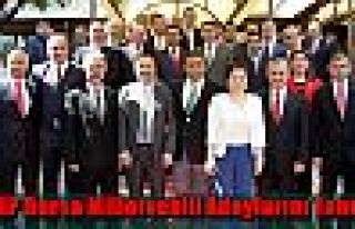 MHP Bursa Milletvekili Adaylarını Tanıttı