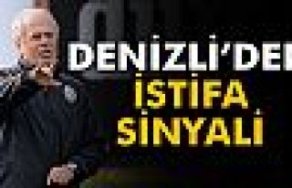 Mustafa Denizli'den istifa sinyali