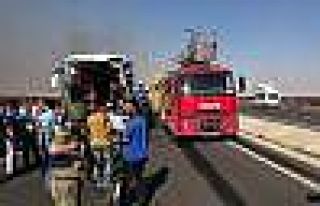 Nusaybin’de Yolcu Otobüsü İle Tanker Çarpıştı:...