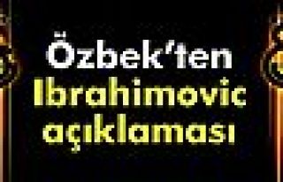 Özbek: ‘Ibrahimovic...'