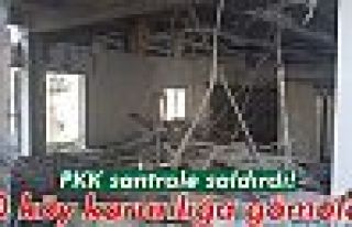 PKK, Silopi santraline saldırdı, 40 köy karanlığa...