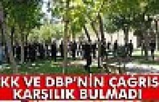 PKK ve DBP’nin çağrısı, Diyarbakır’da karşılık...