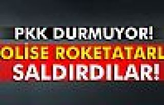 PKK'dan polis ekibine roketatarlı saldırı!