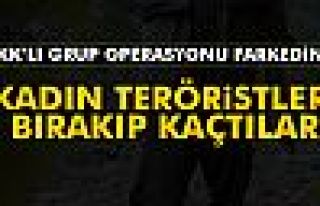 PKK’lı Erkek Teröristler Kadın Teröristleri...