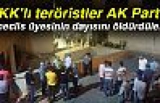 PKK'LI TERÖRİSTLER AK PARTİLİ MECLİS ÜYESİNİN...