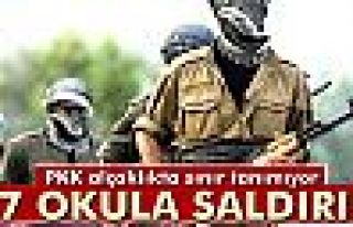 PKK'nın boykot çağrısına uymayan 7 okula saldırı