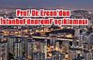 Prof. Dr. Ercan'dan 'İstanbul depremi' açıklaması