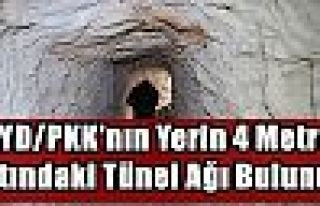 PYD/PKK'nın yerin 4 metre altındaki tünel ağı...