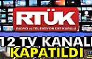 RTÜK, 12 TV kanalını kapattı