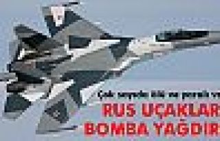 Rus uçakları Azez’e bomba yağdırdı