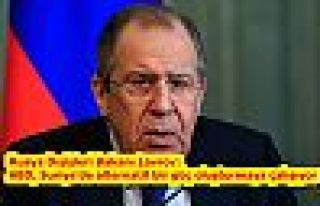 Rusya Dışişleri Bakanı Lavrov: ABD, Suriye'de...