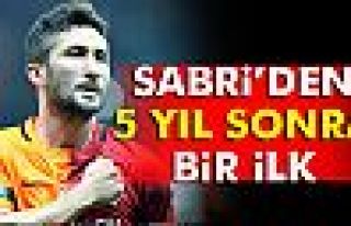 Sabri Sarıoğlu 5 yıl sonra gol attı