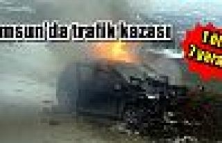 Samsun'da trafik kazası: 1 ölü, 7 yaralı