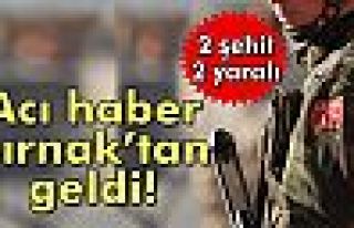 Şırnak'ta askere mayınlı saldırı: 2 şehit,...