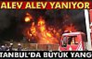 Son dakika! İstanbul'da büyük yangın! Olay yerinden...