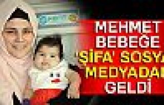 Sosyal medyadan Mehmet bebeğe şifa