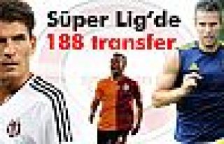 Spor Toto Süper Lig'de 188 futbolcu transfer edildi