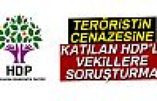 TERÖRİSTİN CENAZESİNE KATILAN HDP'Lİ VEKİLLERE...