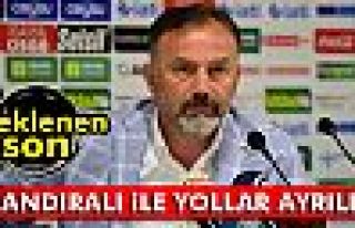 Trabzonspor Hami Mandıralı ile yollarını ayırdı