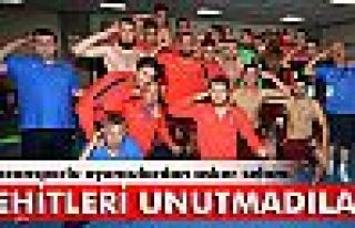 Trabzonspor şehitleri unutmadı