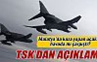 TSK: Malatya'daki uçaklar havada çarpışmadı