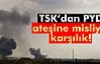 TSK, PYD ateşine anında karşılık verdi
