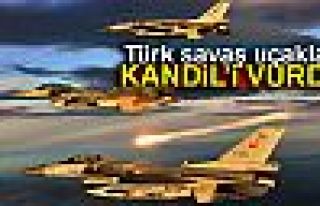 TSK savaş uçakları Kandil’i vurdu