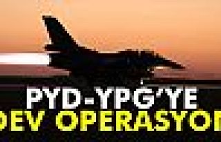 TSK’dan PYD-YPG’ye hava harekatı