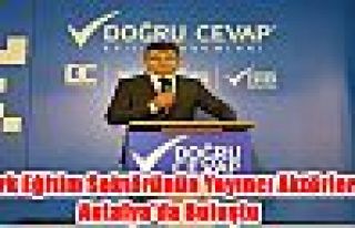 Türk Eğitim Sektörünün Yayıncı Aktörleri Antalya'da...