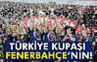 Türkiye Kupası Fenerbahçe'nin!