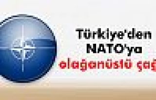 Türkiye'den NATO'ya olağanüstü çağrı