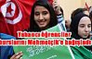 Yabancı öğrenciler burslarını Mehmetçik'e bağışladı