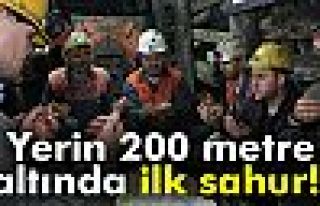 Zonguldak’ta Yerin 200 Metre Altında İlk Sahur