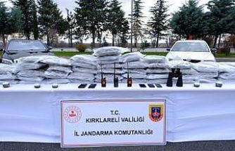Kırklareli'nde uluslararası uyuşturucu kaçakçılığına yönelik operasyonda 5 zanlı yakalandı