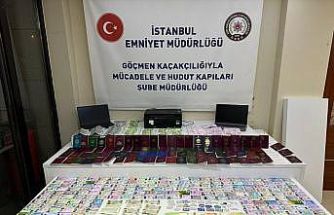 İstanbul'da sahte pasaport operasyonunda 6 zanlı tutuklandı