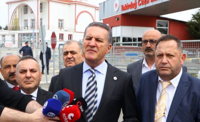 TDP Genel Başkanı Sarıgül Tekirdağ'da genel af çağrısını yineledi