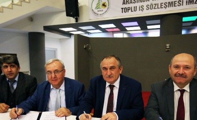 Bolu Belediyesi Ve Belediye İş Sendikası Arasında Toplu Sözleşme İmzalandı