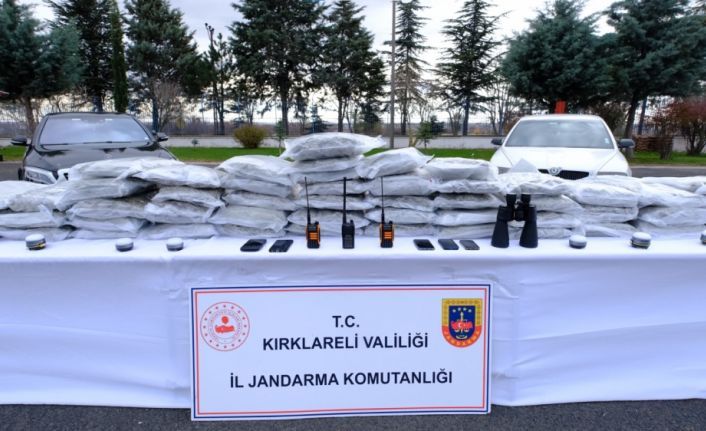 Kırklareli'nde uluslararası uyuşturucu kaçakçılığına yönelik operasyonda 5 zanlı yakalandı
