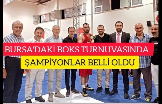 Bursa'daki Kafkas Boks Kupası'ndaki Şampiyonlar Belli Oldu